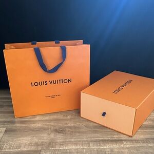 Louis Vuitton empty Bag and Box Set